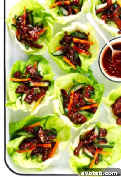 Korean Gochujang Lettuce Wraps