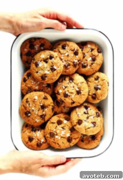 Flourless Chocolate Chip Cookies (Gluten-Free + Vegan)