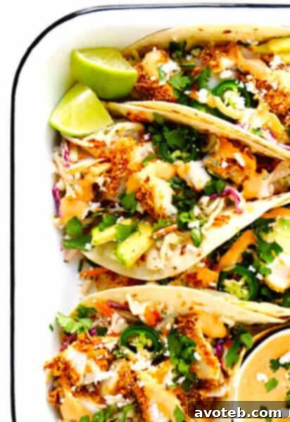 Crispy Baked Fish Tacos