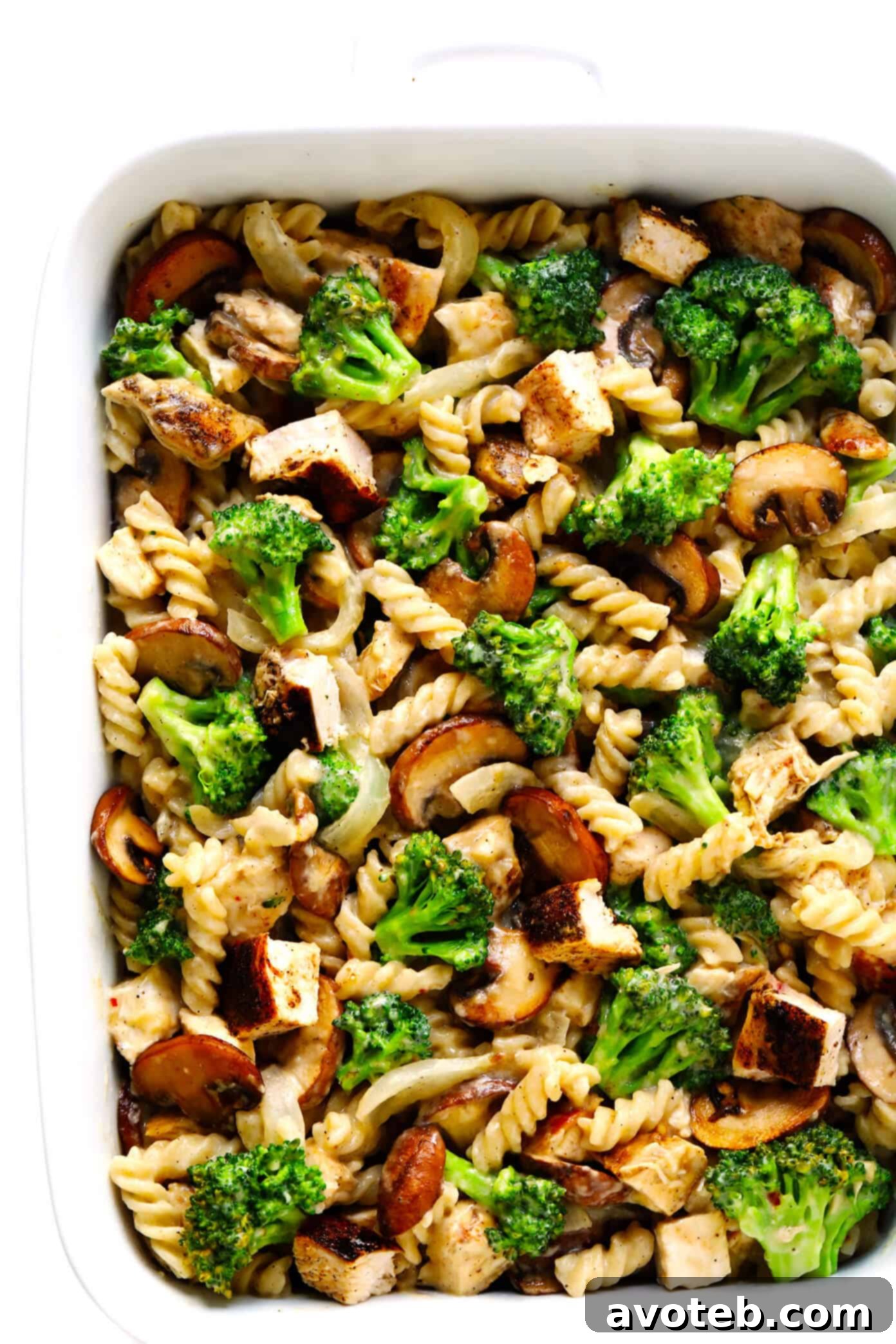 Broccoli Chicken Casserole Ready to Serve