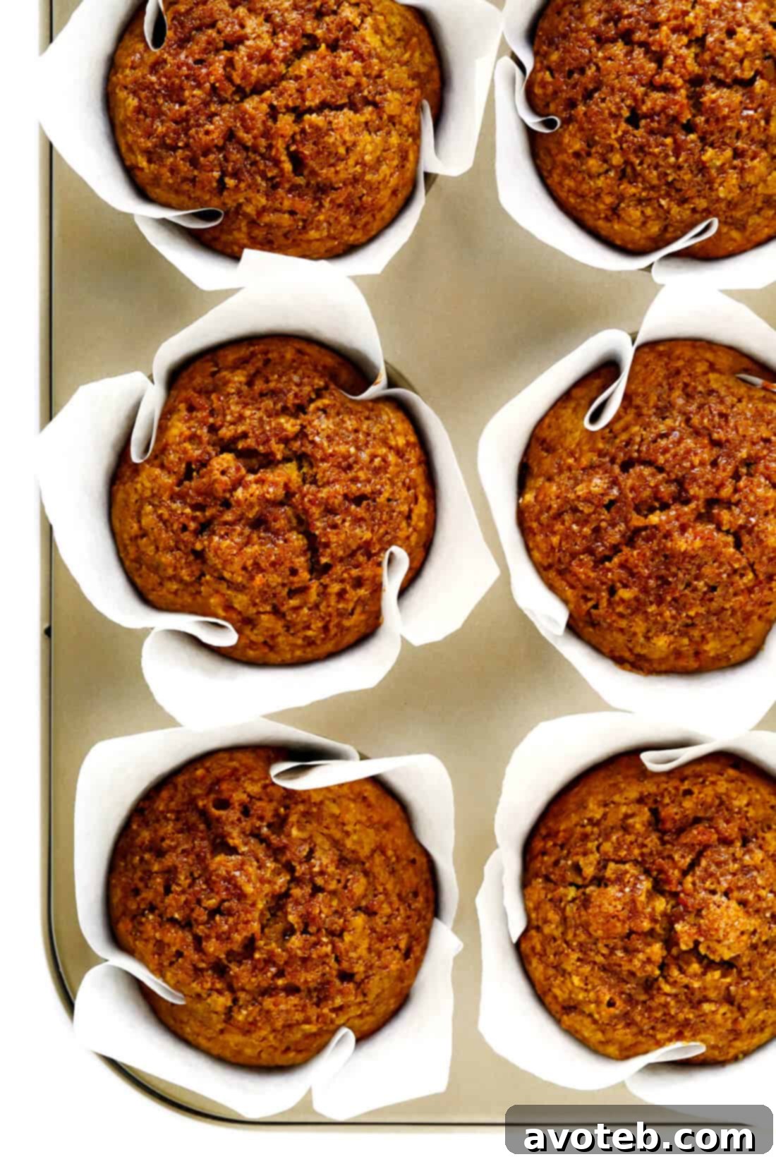 Wholesome Golden Squash Muffins 4 Finished Healthy Butternut Squash Muffins on a cooling rack
