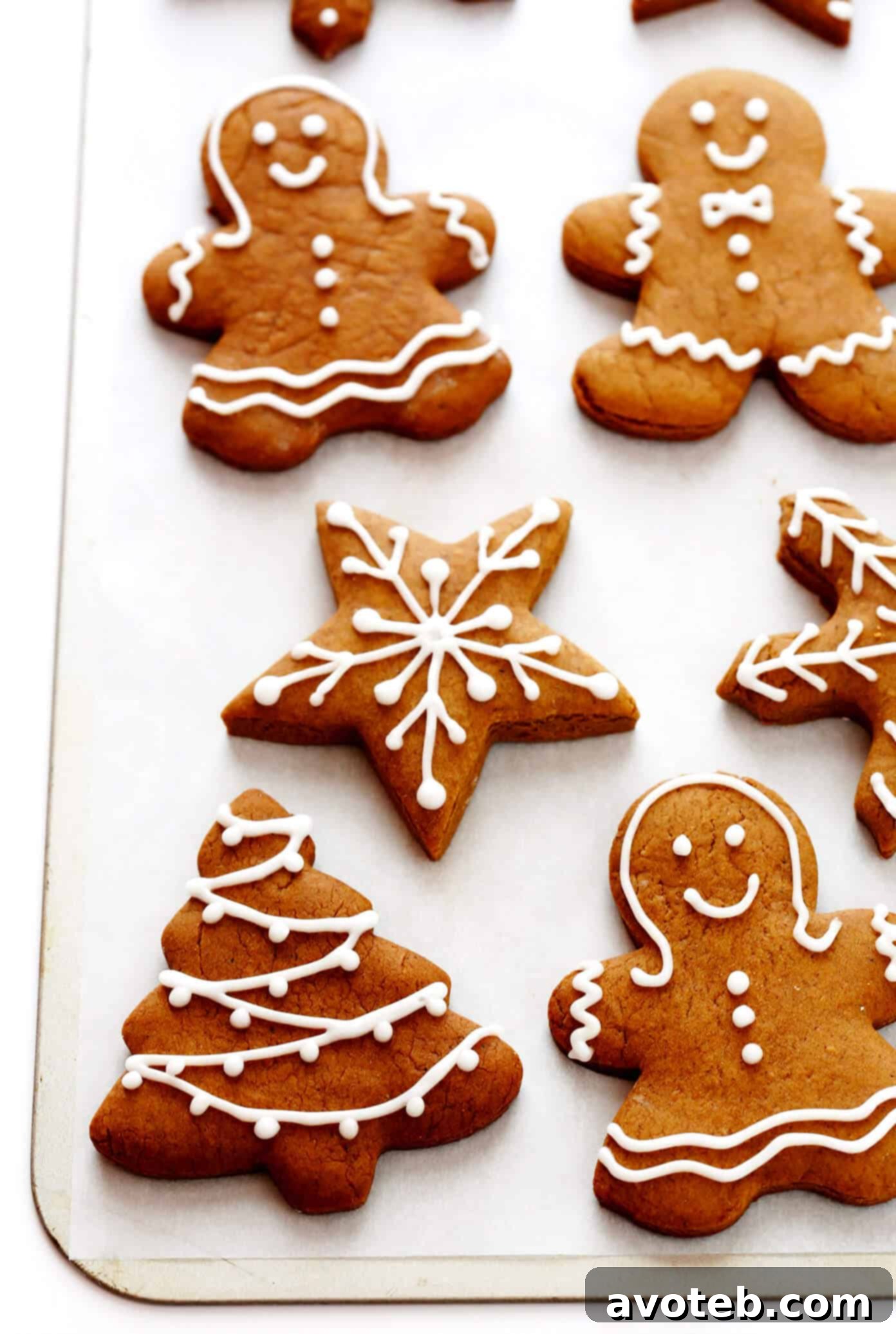 Spiced Ginger Delights 6 Classic Gingerbread Cookie Recipe with Icing