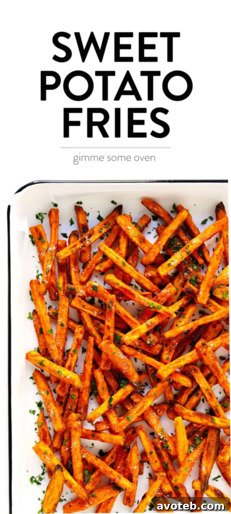 Ultra-Crispy Sweet Potato Fries Recipe - A serving of sweet potato fries with a dipping sauce.