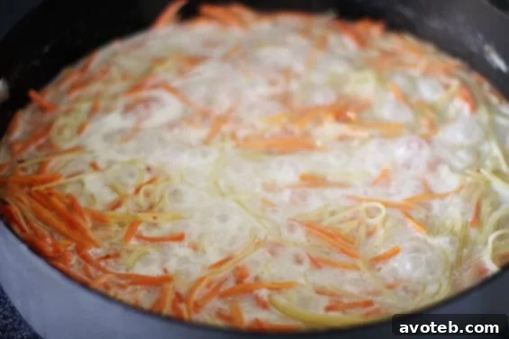 Coconut Shrimp Soup close-up