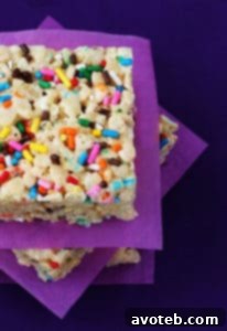 Cake Batter Rice Crispy Treats Recipe