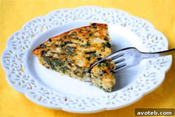 Crustless Spinach Quiche