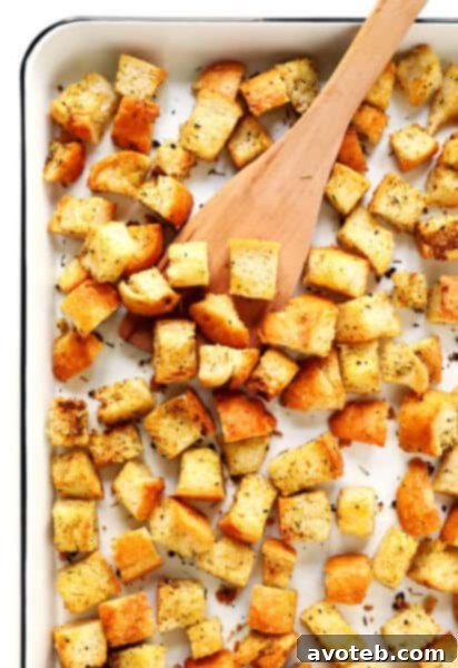 Homemade Croutons Recipe Image