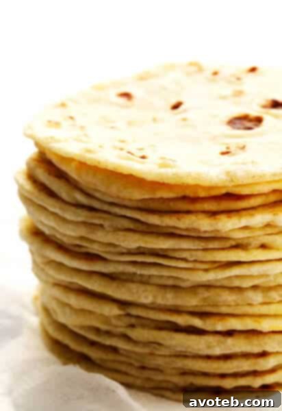 Homemade Flour Tortillas