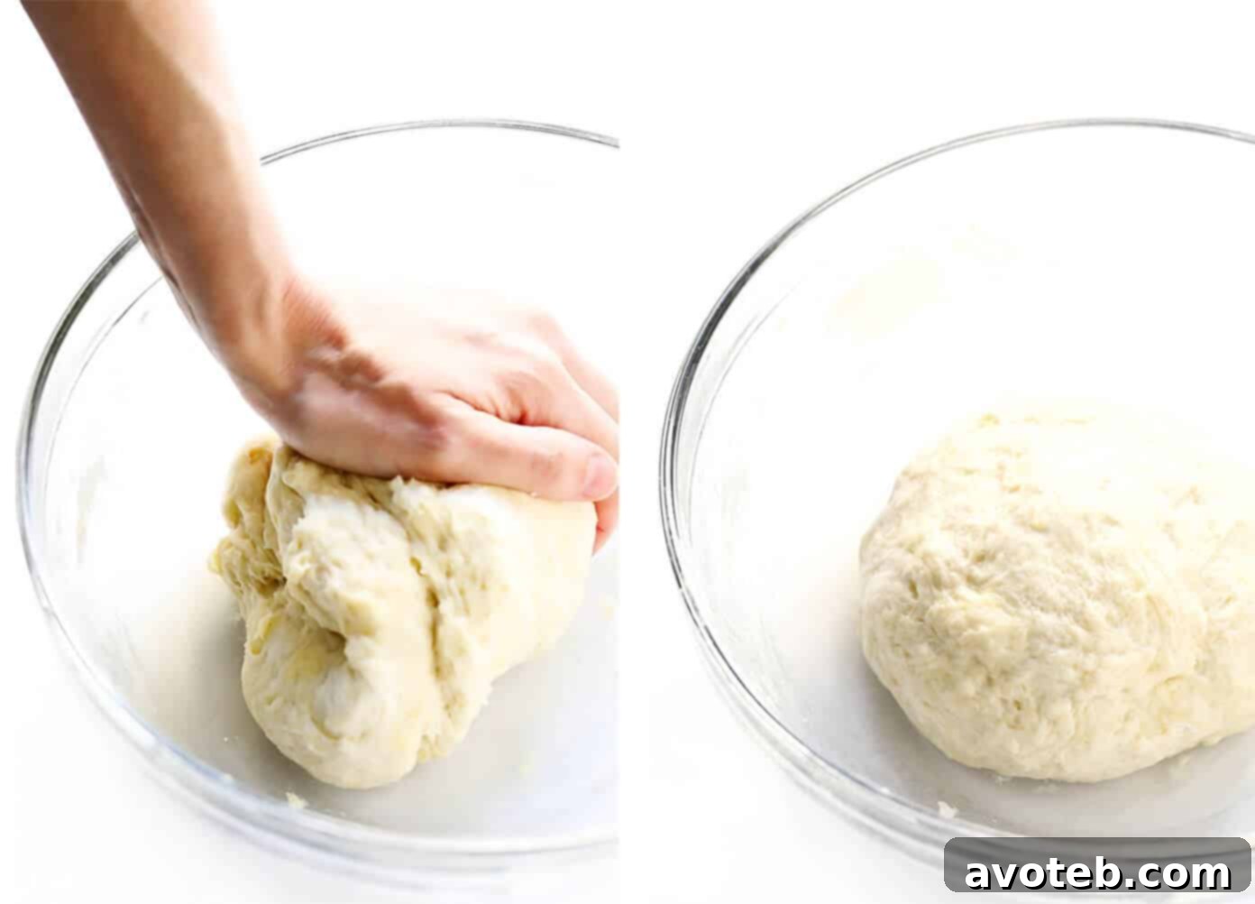 Flour Tortilla Dough After Initial Mix