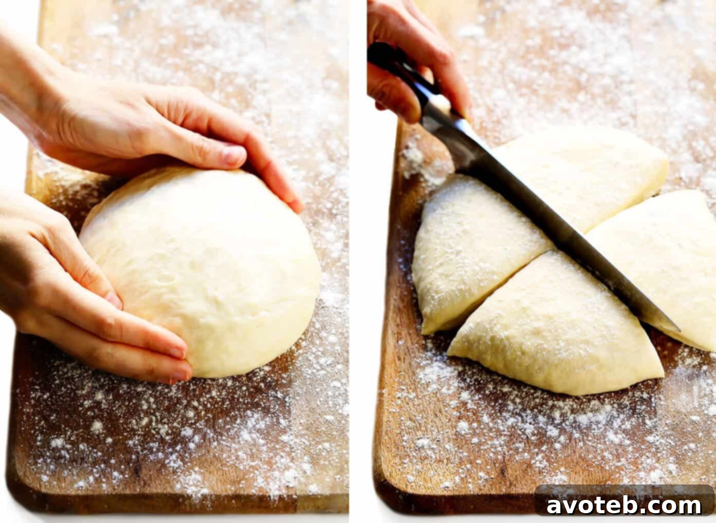 Resting Homemade Tortilla Dough