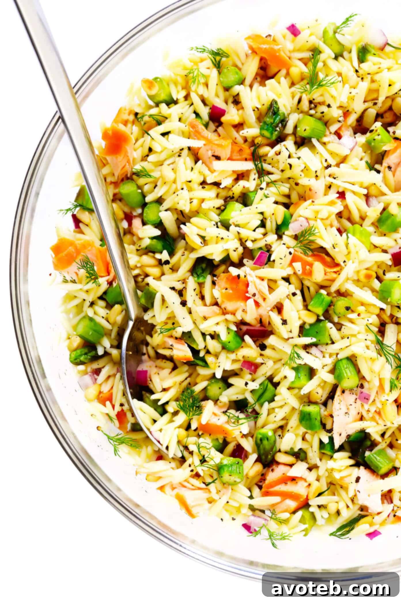 Step-by-Step Instructions for Making Salmon Asparagus Orzo Salad