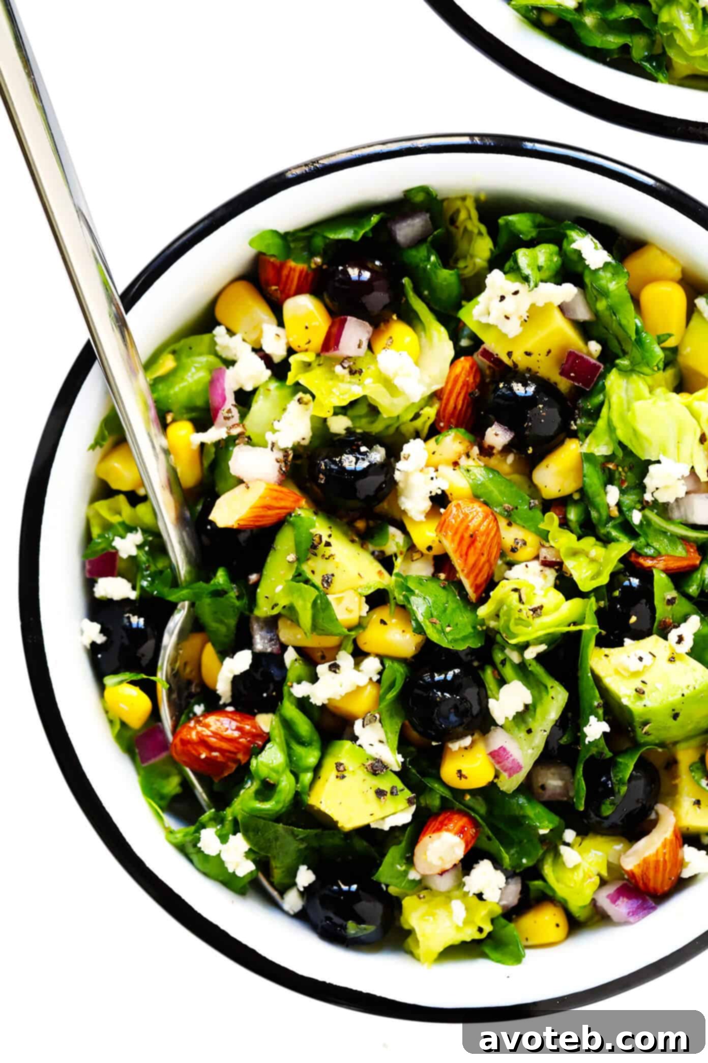 Blueberry Corn and Avocado Chopped Salad