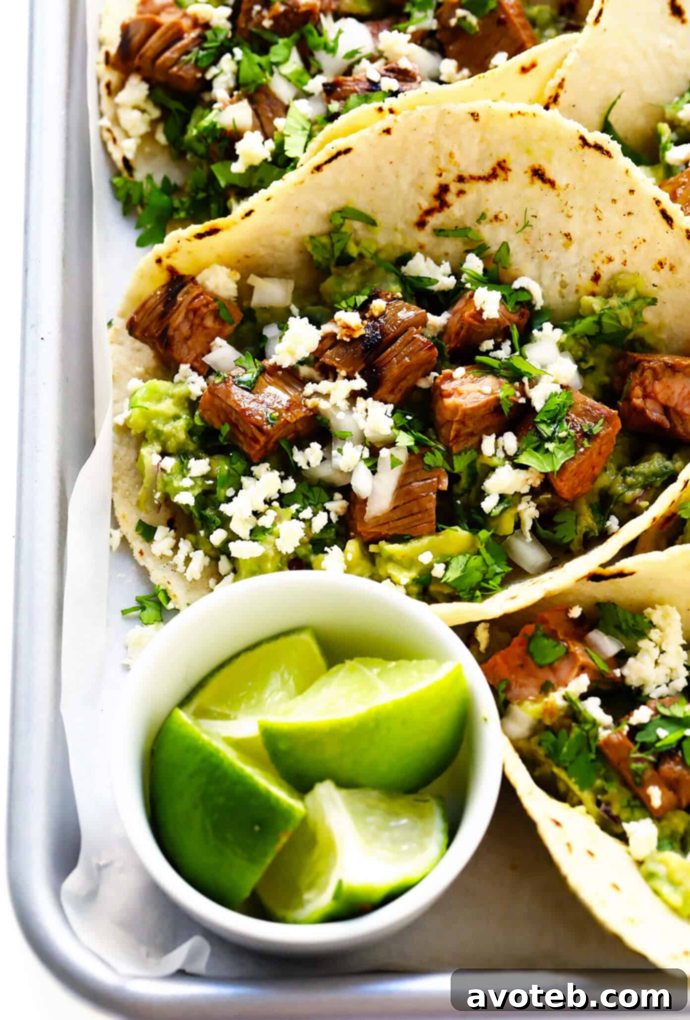 Carne Asada Tacos with Lime