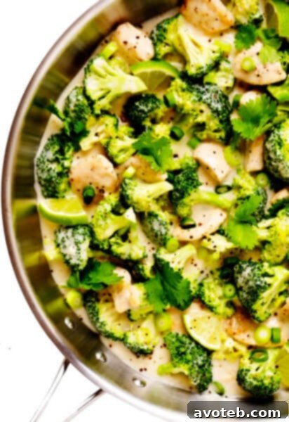 Coconut Lime Chicken and Broccoli Stir-Fry