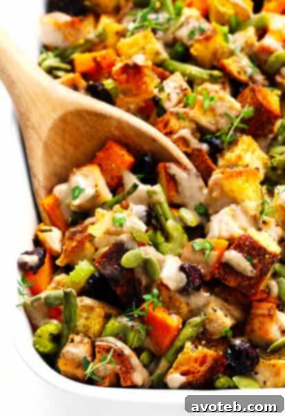All-In-One Thanksgiving Casserole Closeup