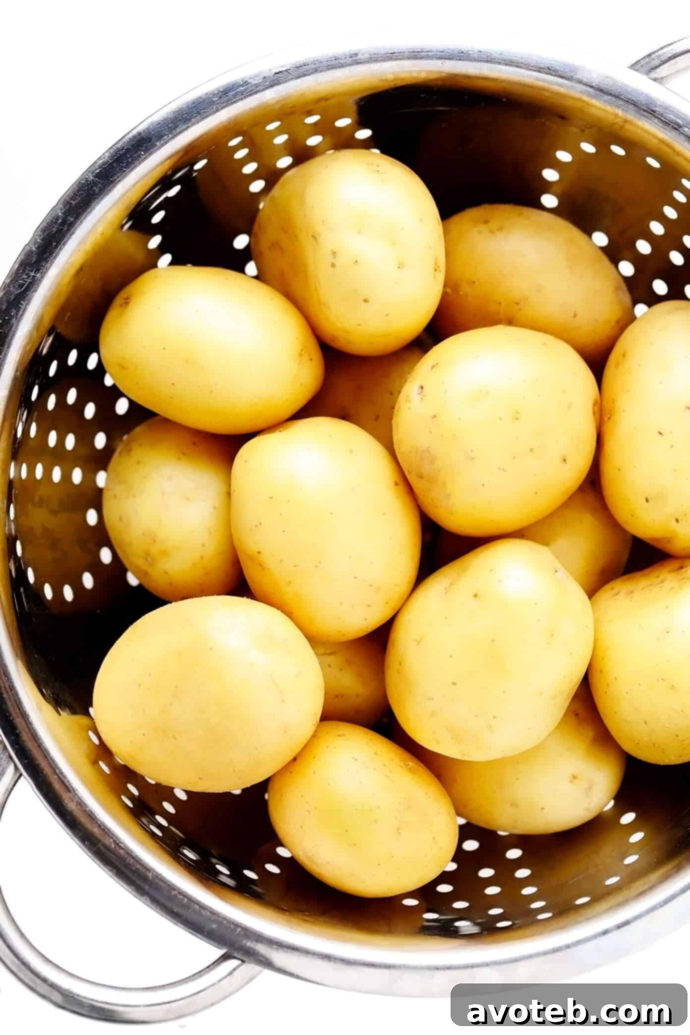 Crispy Smashed Potatoes 3 A selection of small Yukon Gold potatoes, ideal for making smashed potatoes.