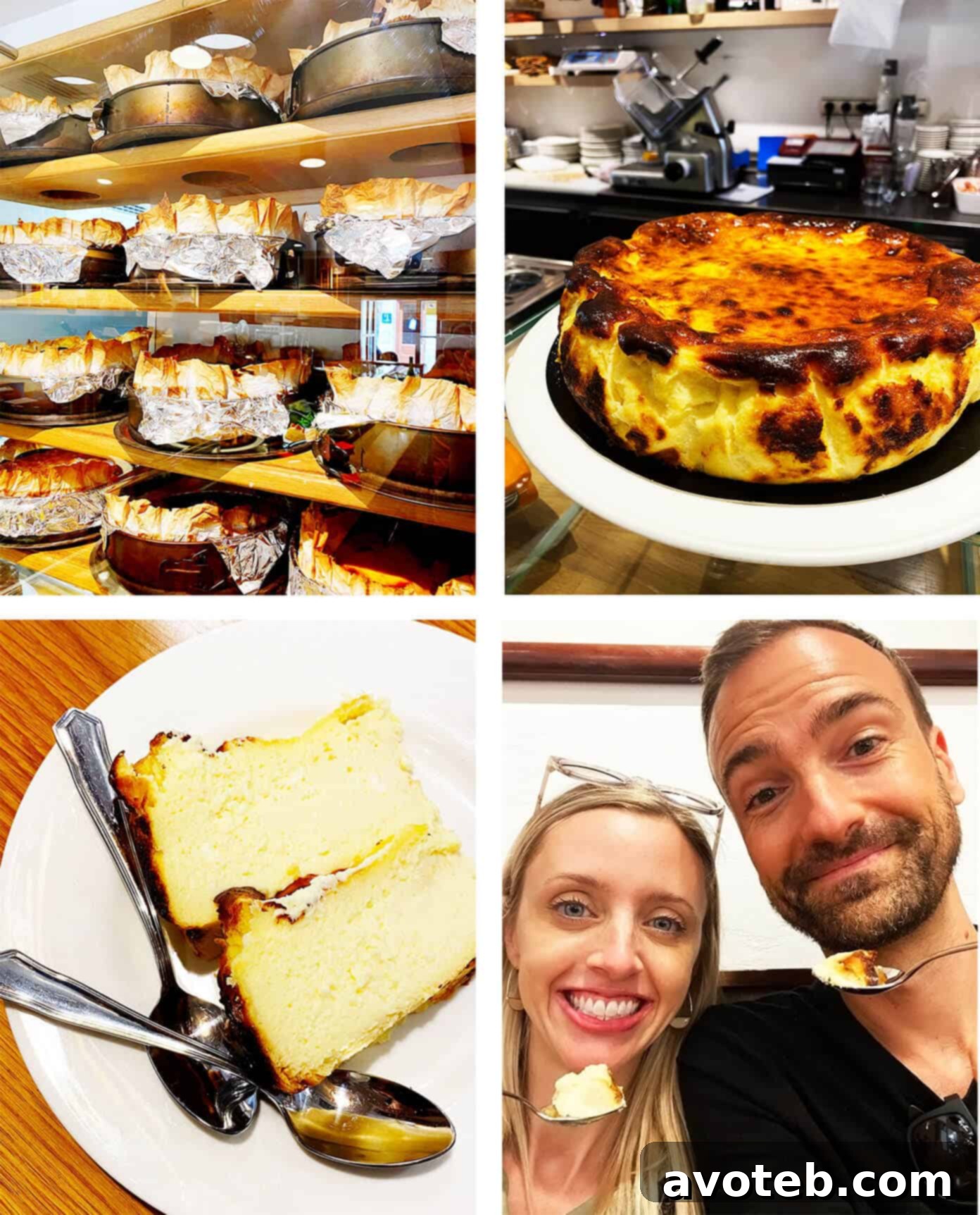 Our visit to La Viña in San Sebastián to taste the original Basque 'Tarta de Queso'.
