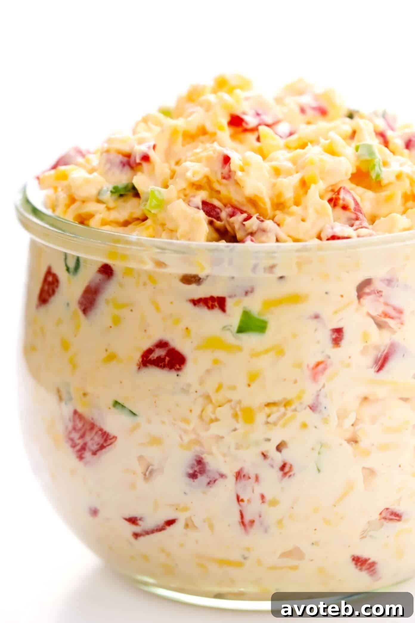 Homemade Pimento Cheese Spread in Jar