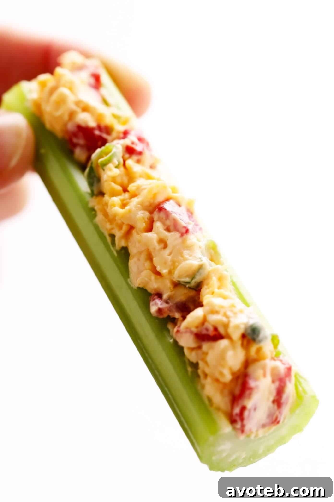 Celery Stick with Pimento Cheese