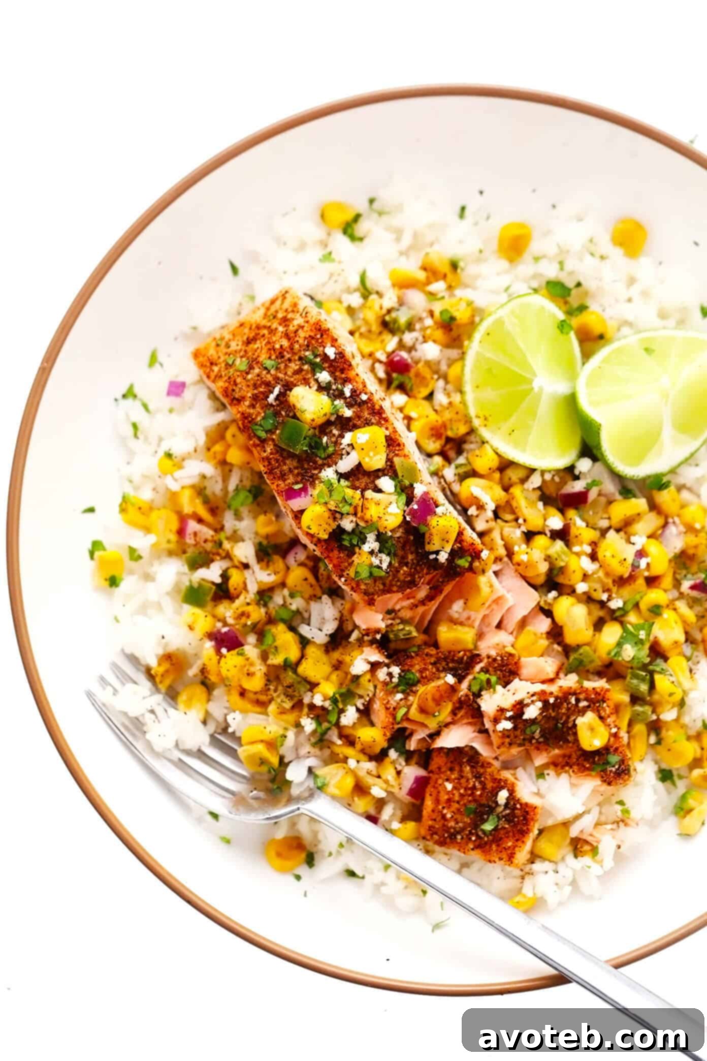 Chili Lime Salmon with Esquites