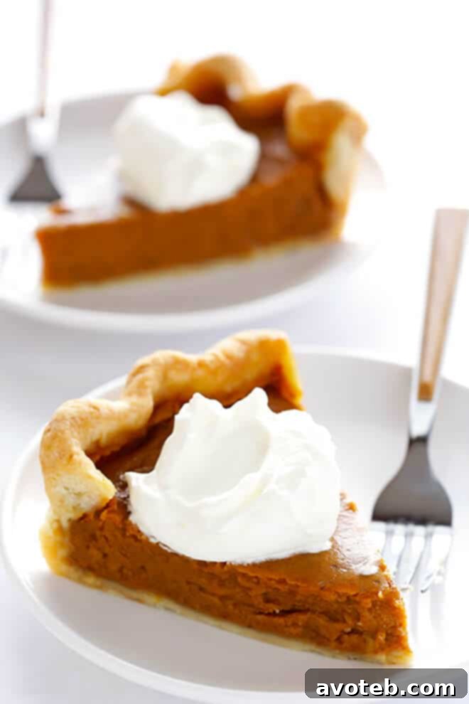 A slice of rich, golden Bourbon Pumpkin Pie, perfectly spiced and ready to be enjoyed, showcasing a classic use for pumpkin pie spice.
