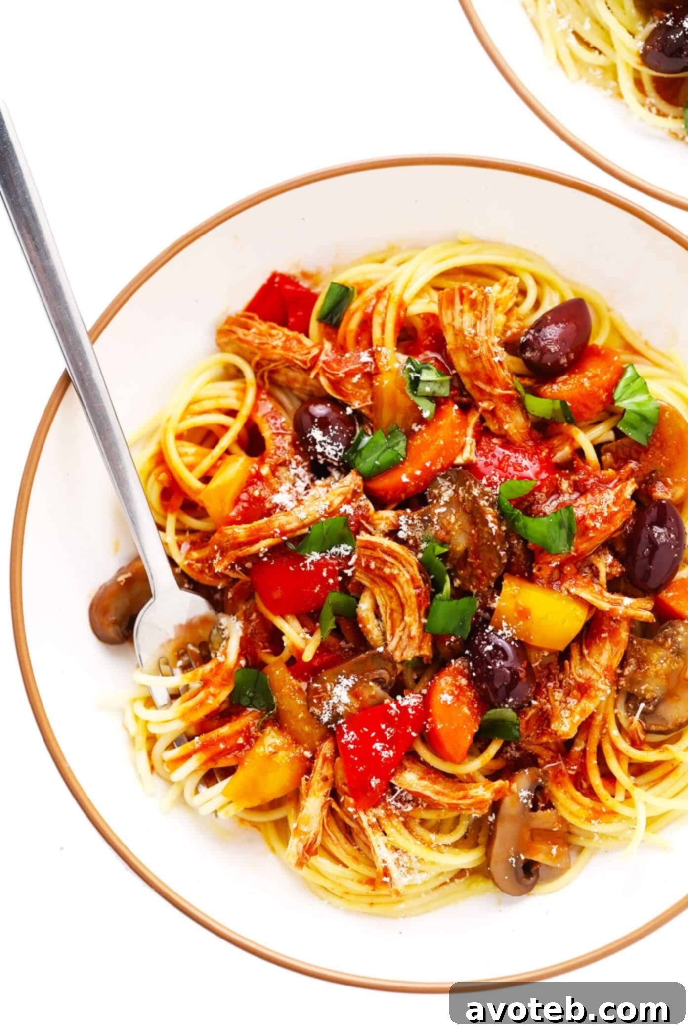Chicken Cacciatore with Pasta