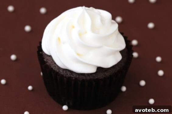 A tray of freshly baked White Chocolate Mocha Cupcakes, beautifully frosted and ready to serve.