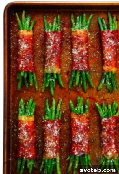 Green Bean Bundles with Honey Garlic Butter in a delicious presentation.