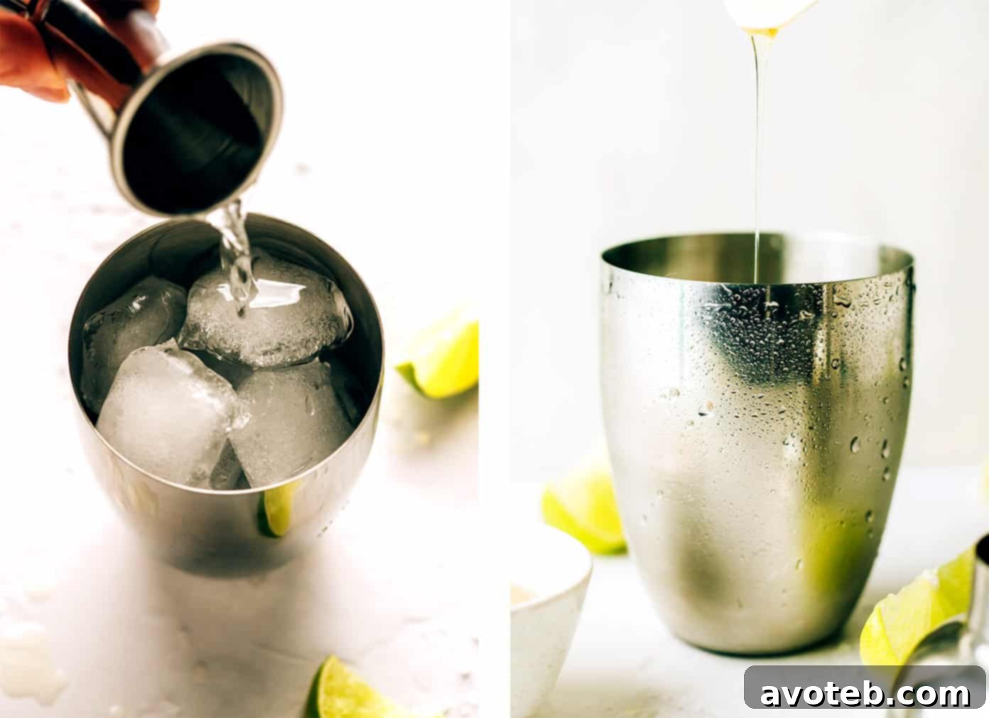 Steps for Mixing a Bourbon Margarita