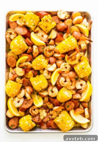 Shrimp Boil on Sheet Pan