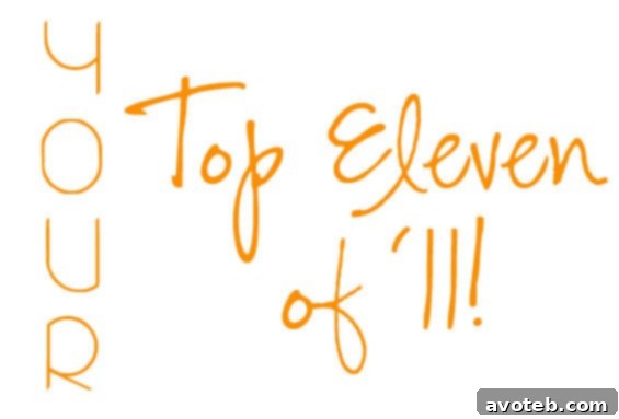 Your Top Eleven Favorite Recipes of the Year Celebrating a Year of Delicious Recipes and Community Connections