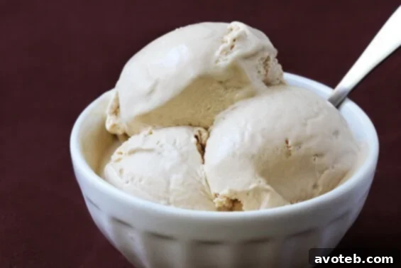 Smooth and creamy Earl Grey Ice Cream, a unique dessert with a delicate tea flavor