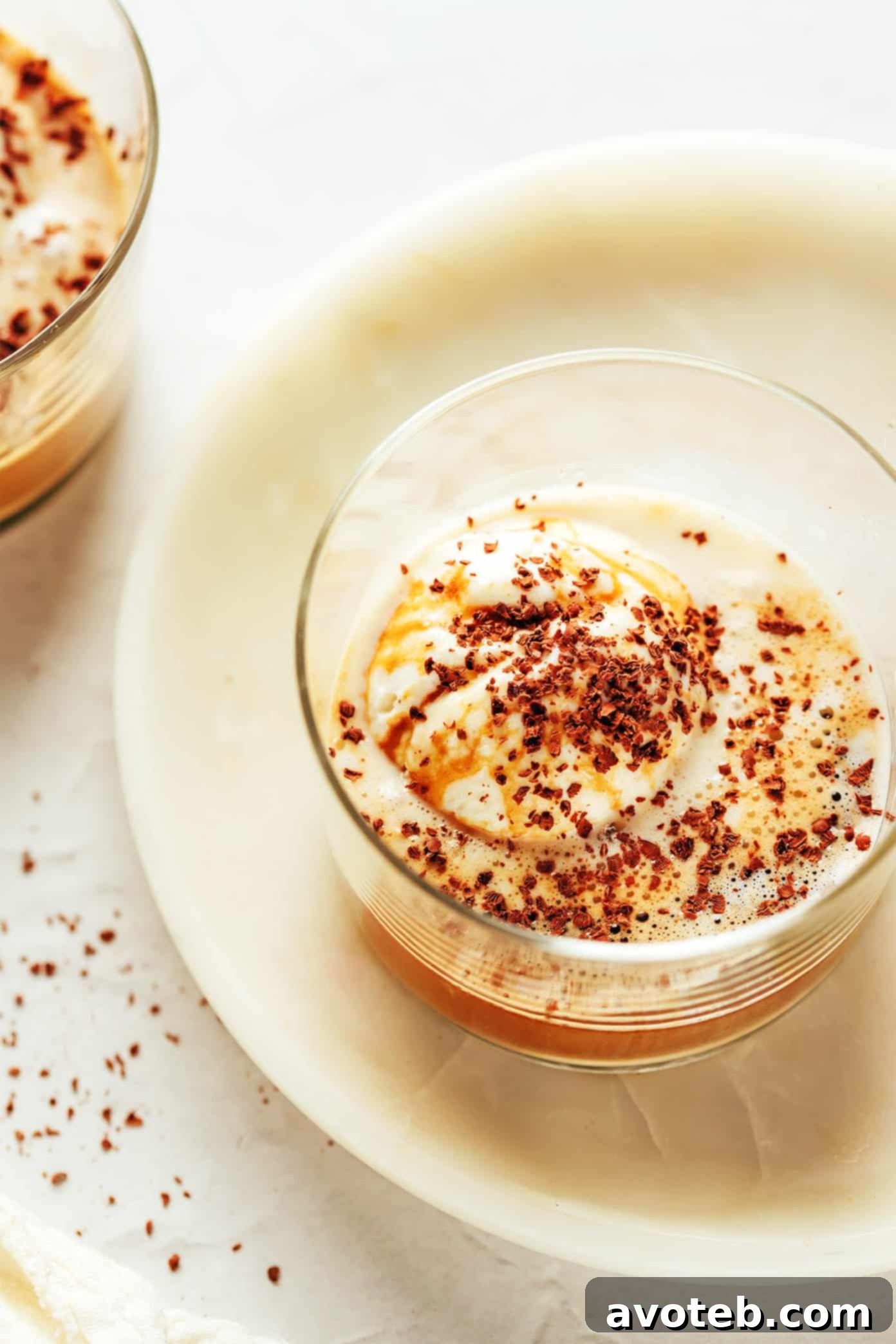 A selection of different Affogato variations