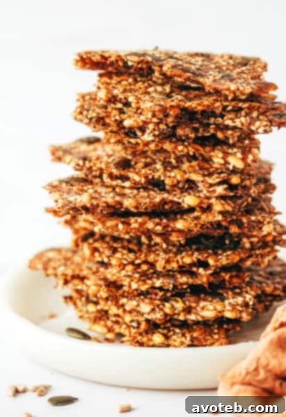 Seed Crackers - a healthy, easy, and delicious snack