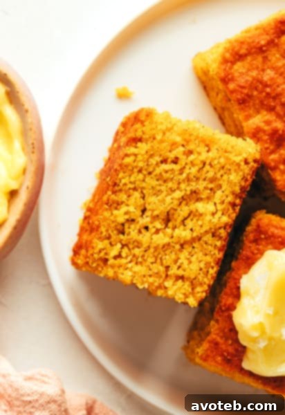 Pumpkin Cornbread slices