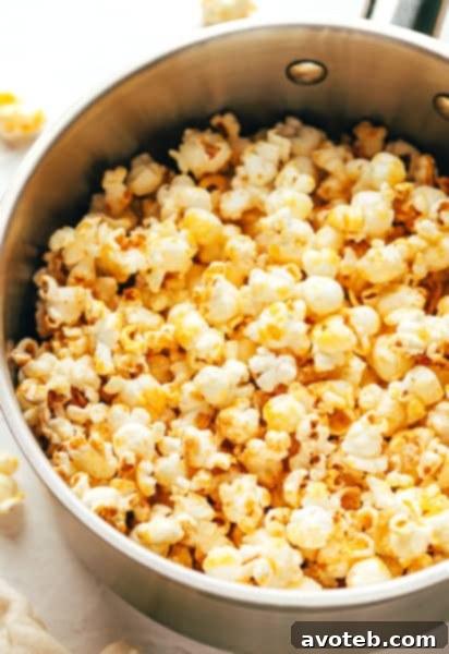 Kettle Corn Recipe - A delicious sweet and salty snack.