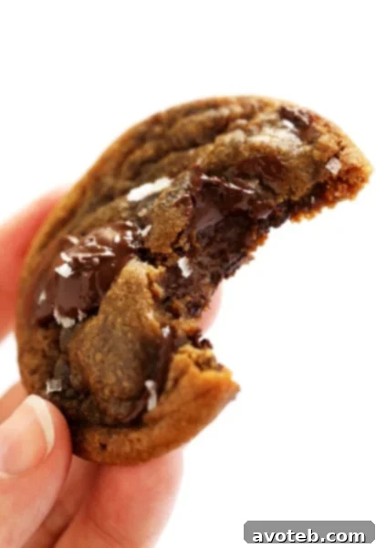 A plate of Espresso Chocolate Chip Cookies ready to be served