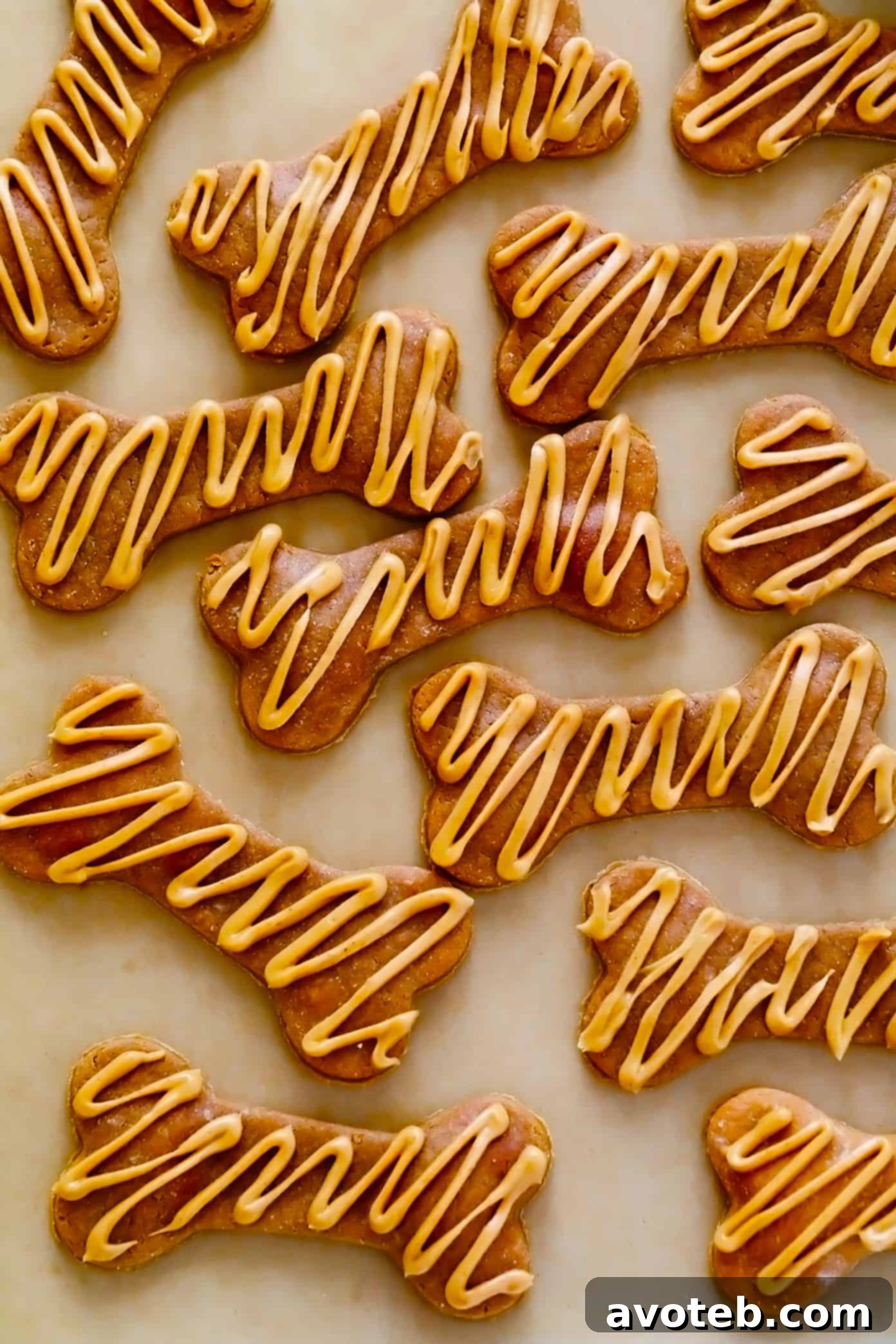 Three simple ingredients for dog treats: bananas, oat flour, and peanut butter.