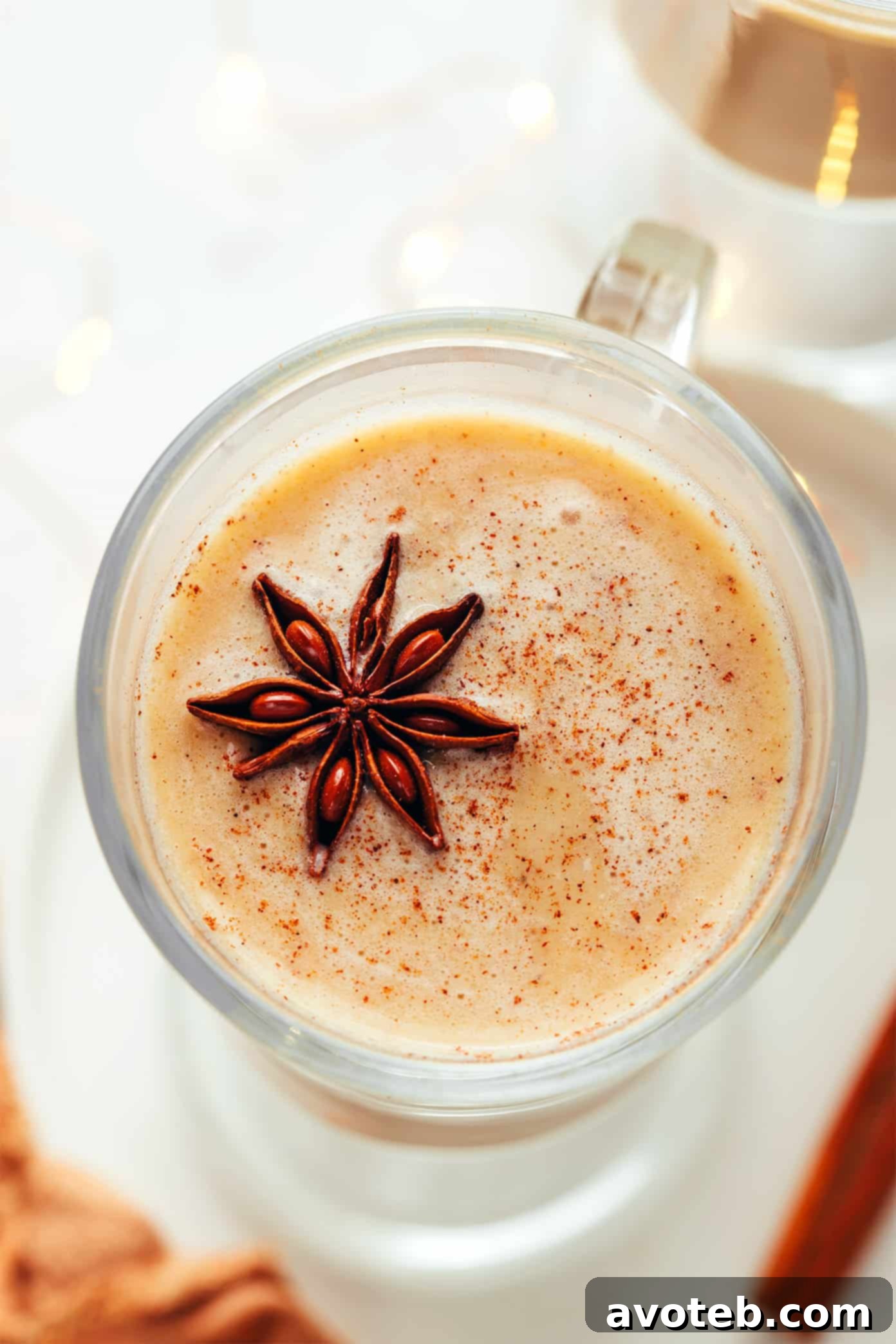 A festive arrangement of hot buttered rum mugs, ready for serving.
