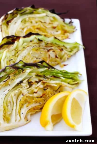 Roasted Cabbage Wedges | gimmesomeoven.com Roasted Cabbage Wedges