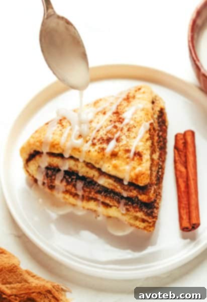 Delicious Cardamom Scones with glaze