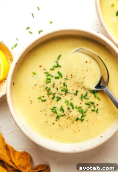 A bowl of freshly made creamy celery soup.