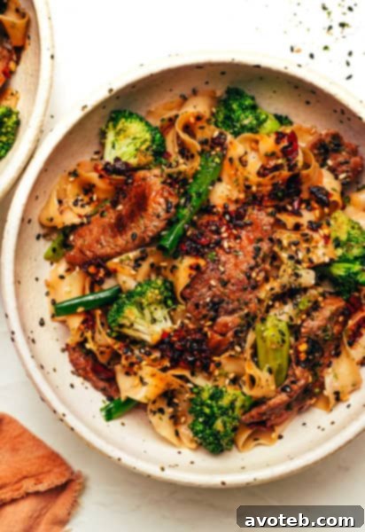 Beef and Broccoli Noodles