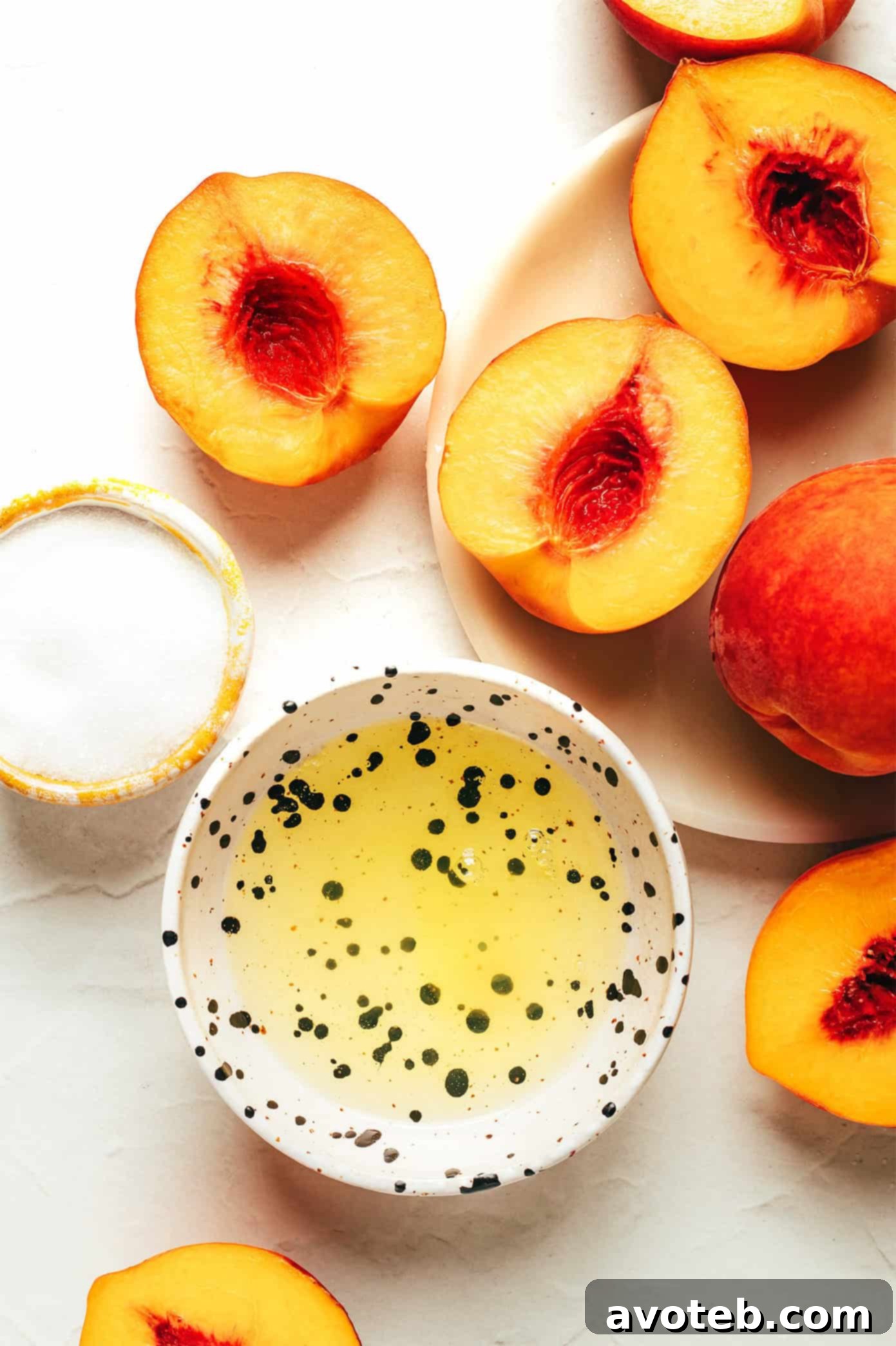 Golden Peach Meringue Clouds 3 Broiled Peaches with Meringue