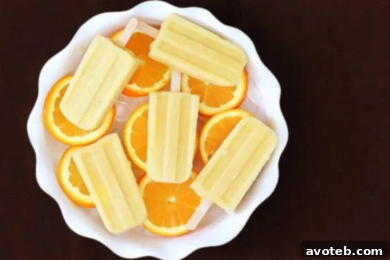 Pineapple Orange Banana Popsicles