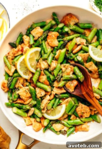 Lemon Pepper Chicken and Asparagus Stir-Fry