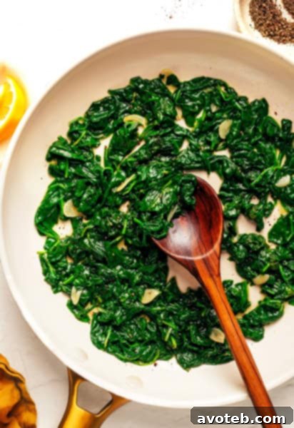 Sautéed Spinach