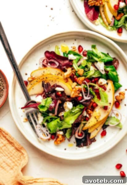 delicious pear salad