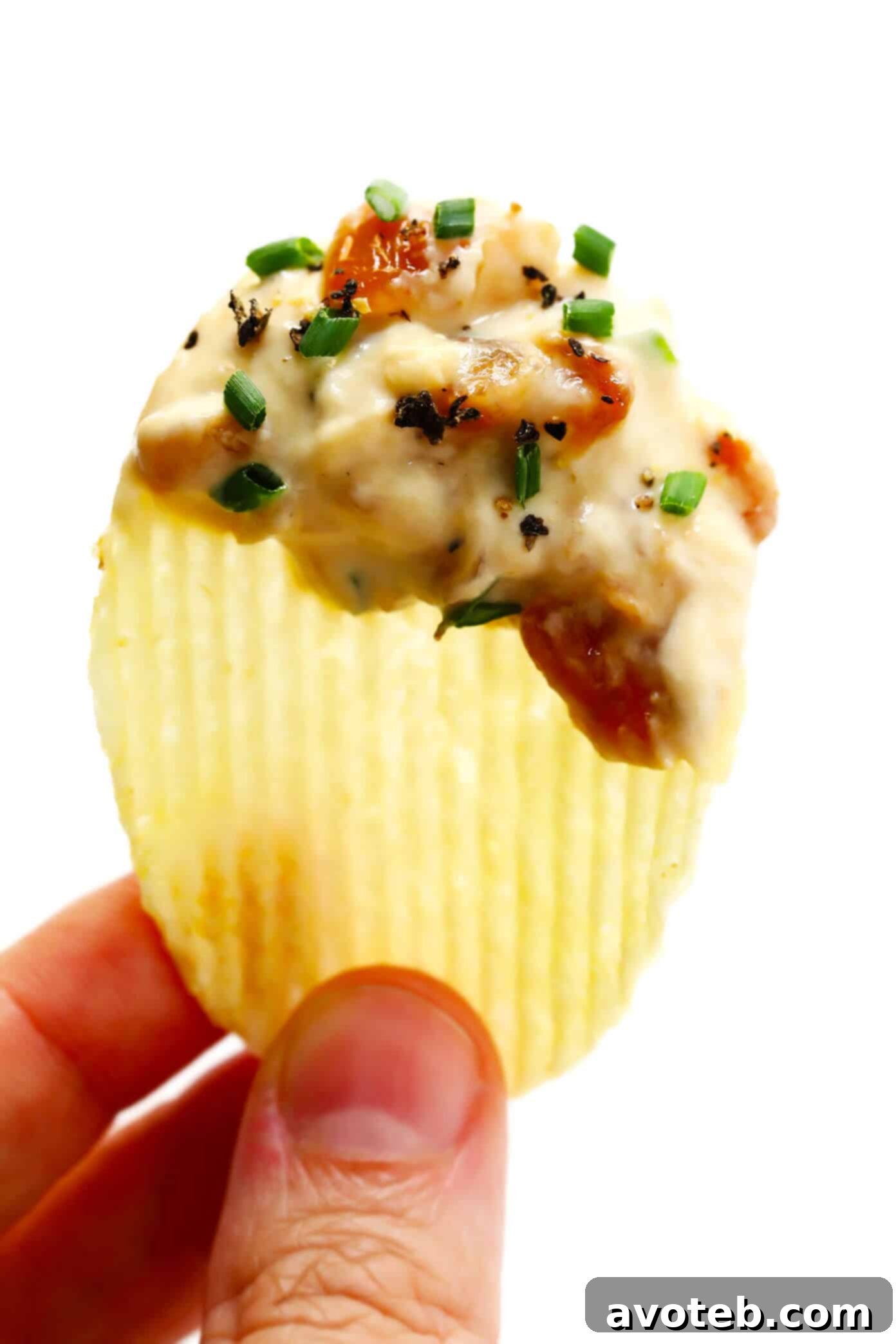 Easy French Onion Dip Served in a Bowl