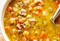 Split Pea Soup with Smoked Ham Hock